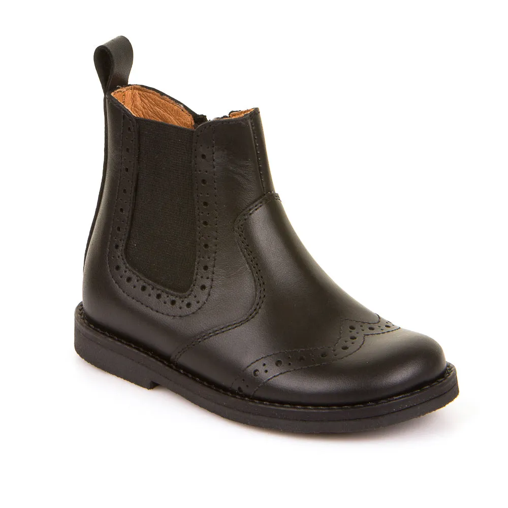 Froddo Boot Black Elastic Detail G3160061