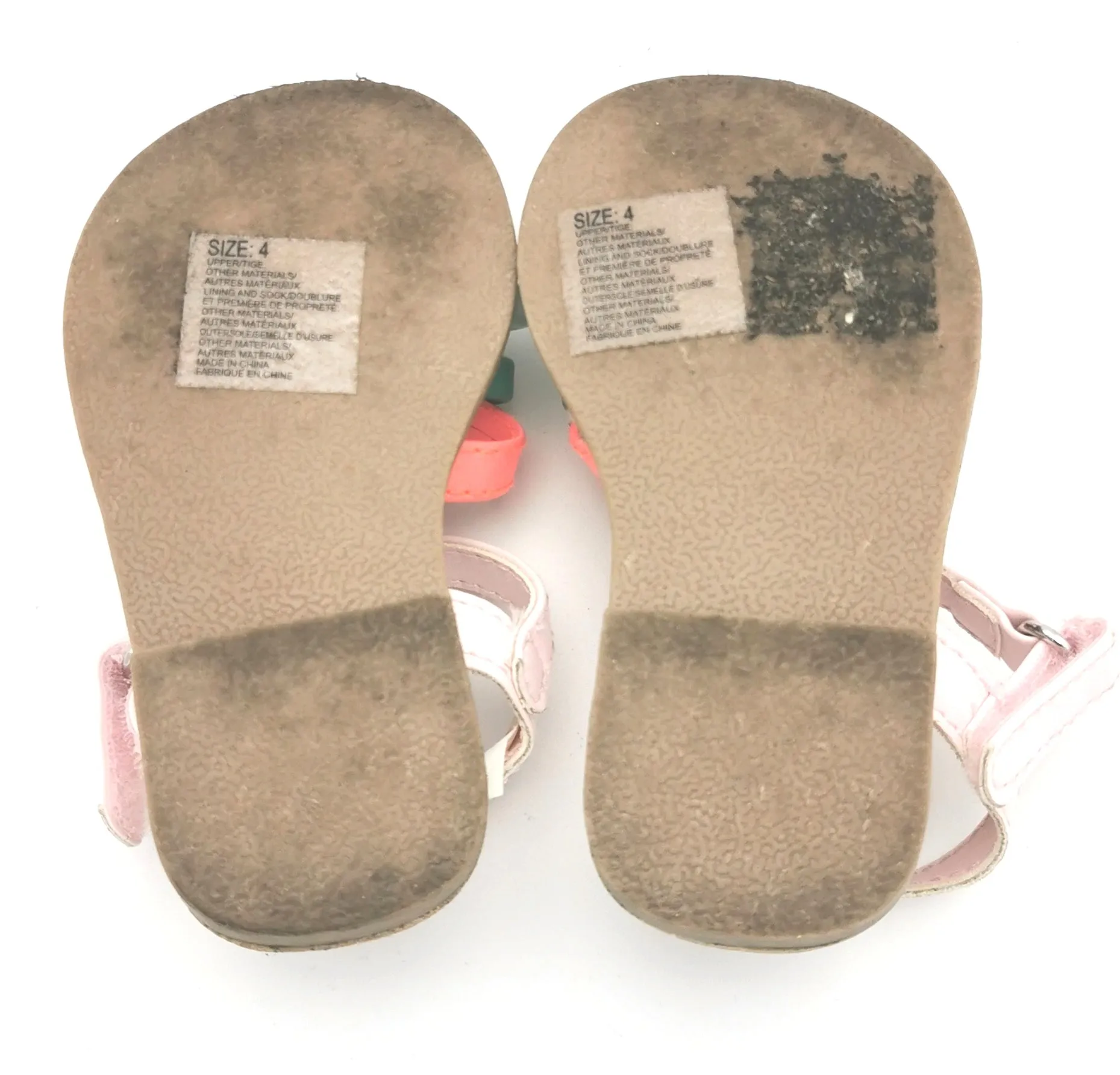 GIRL SIZE 4 TODDLER - GYMBOREE Strapy Sandals GUC B12