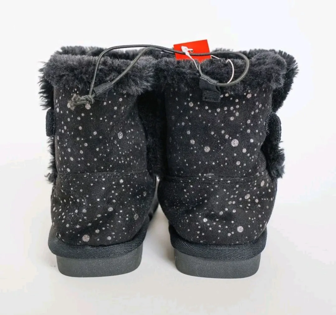 GIRL SIZE 9 TODDLER - JOE FRESH Black Lined Boots NWT B20