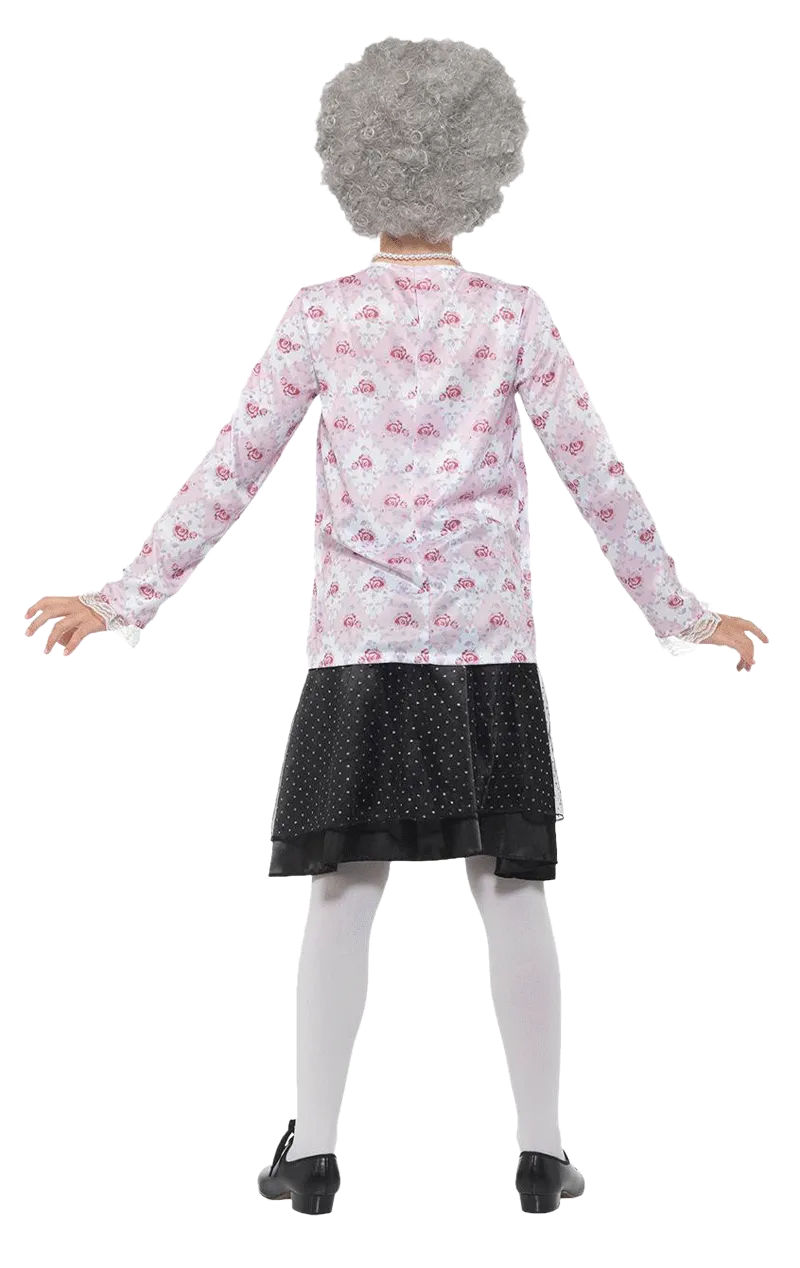 Girls Gangsta Granny Costume