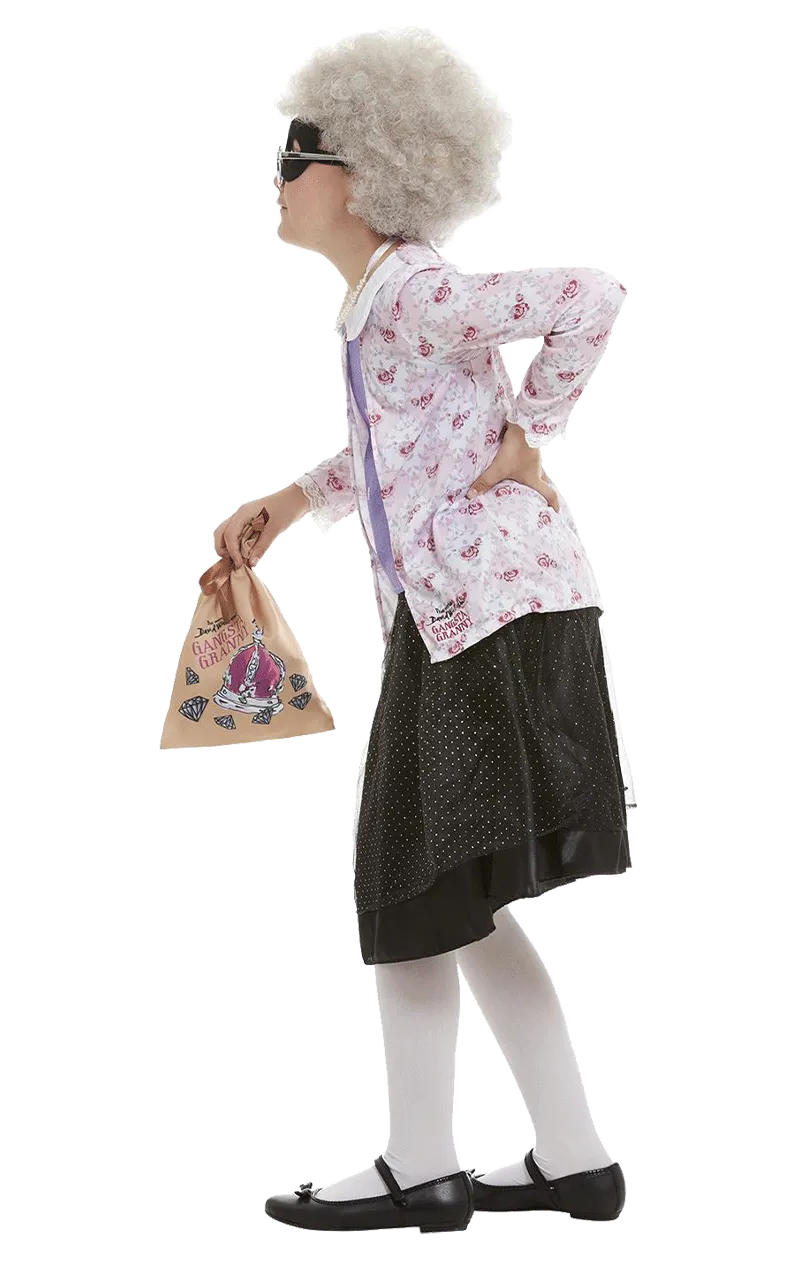 Girls Gangsta Granny Costume