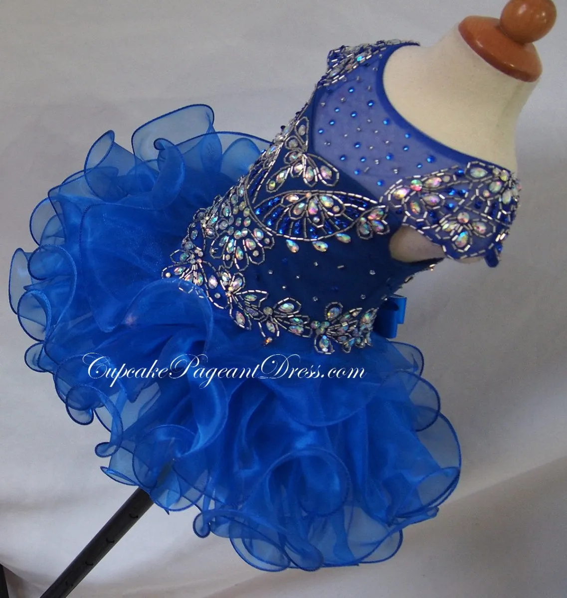 Glitz AB Stones Infant/toddler/baby/children/kids Pageant Dress
