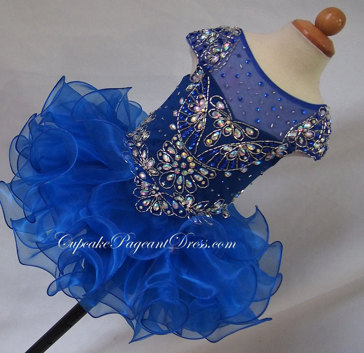 Glitz AB Stones Infant/toddler/baby/children/kids Pageant Dress