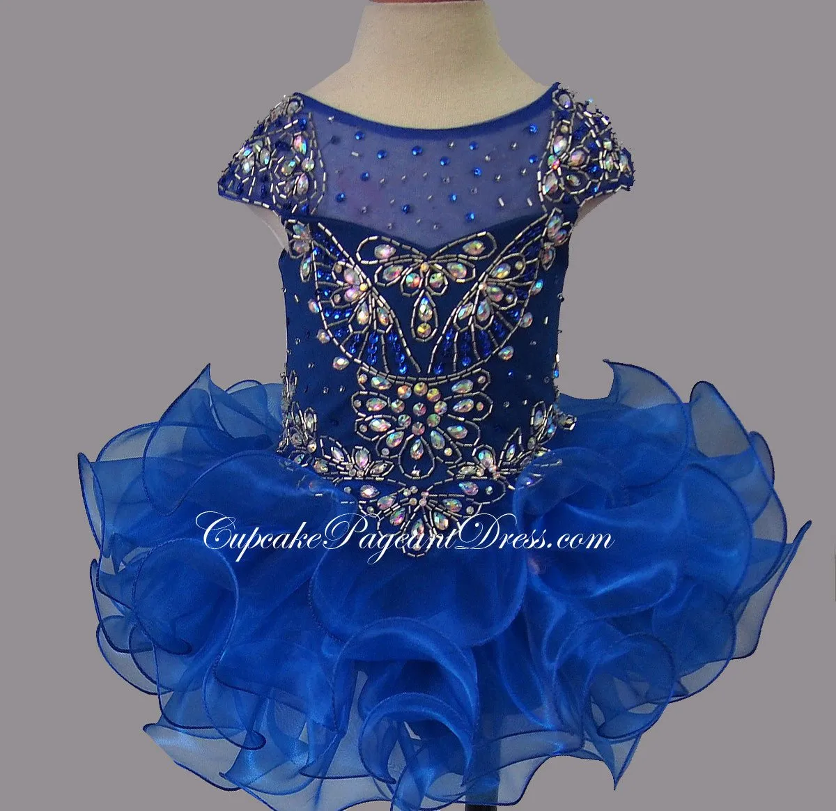 Glitz AB Stones Infant/toddler/baby/children/kids Pageant Dress