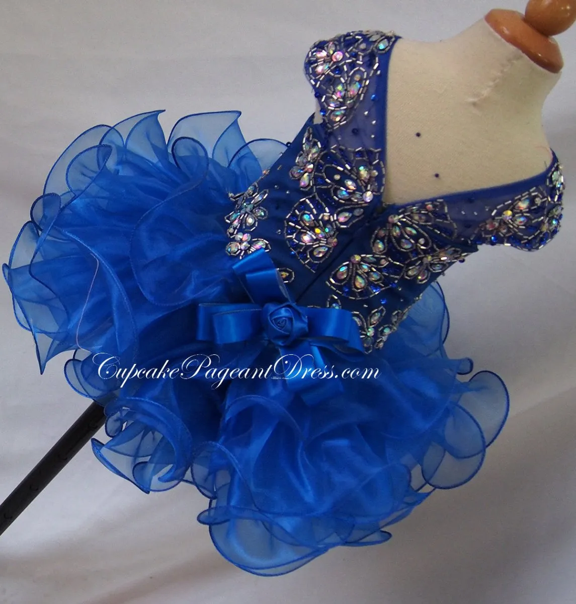 Glitz AB Stones Infant/toddler/baby/children/kids Pageant Dress