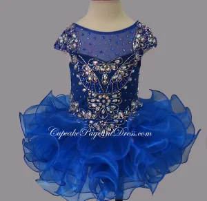 Glitz AB Stones Infant/toddler/baby/children/kids Pageant Dress