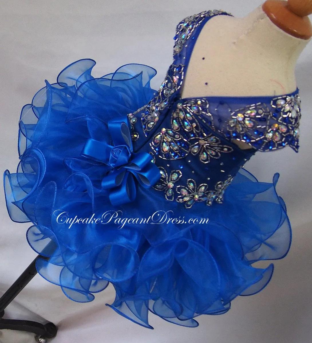 Glitz AB Stones Infant/toddler/baby/children/kids Pageant Dress