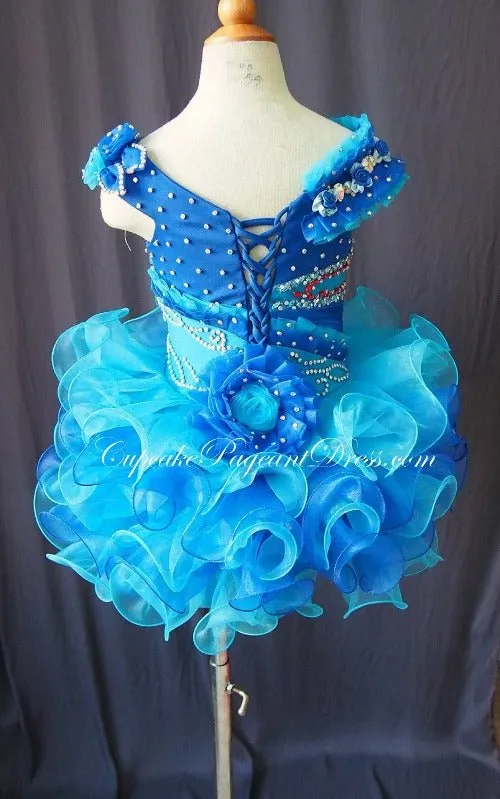 Glitz Infant/toddler/baby/children/kids Cupcake Pageant Dress