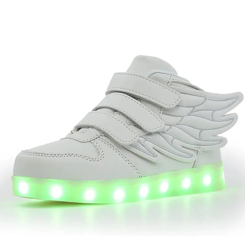 Glowing Kids Girls LED Sneakers