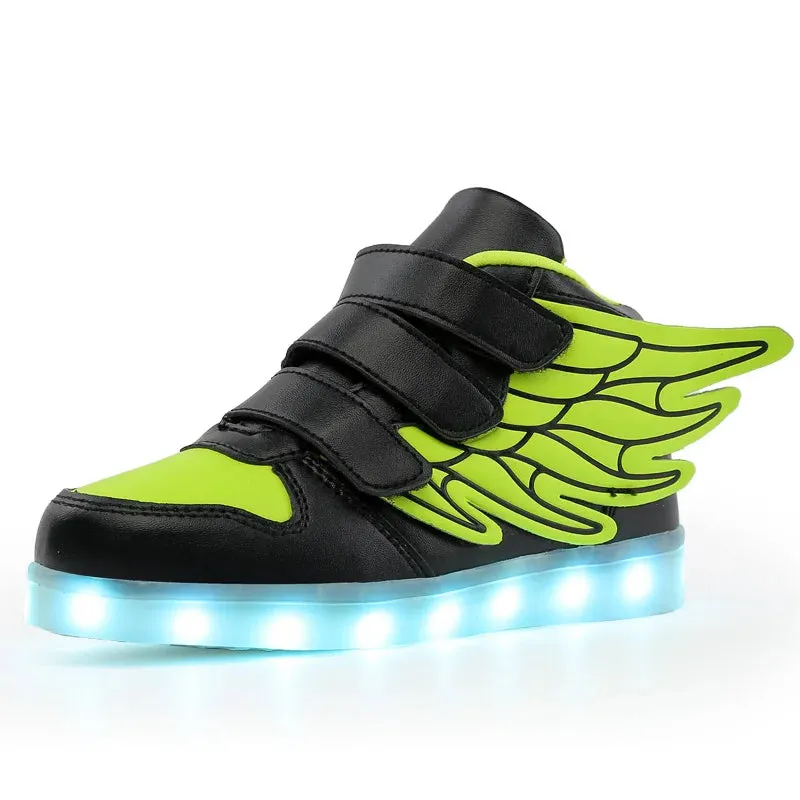 Glowing Kids Girls LED Sneakers