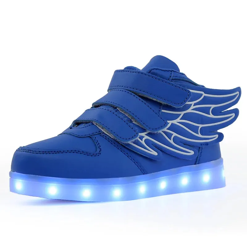 Glowing Kids Girls LED Sneakers