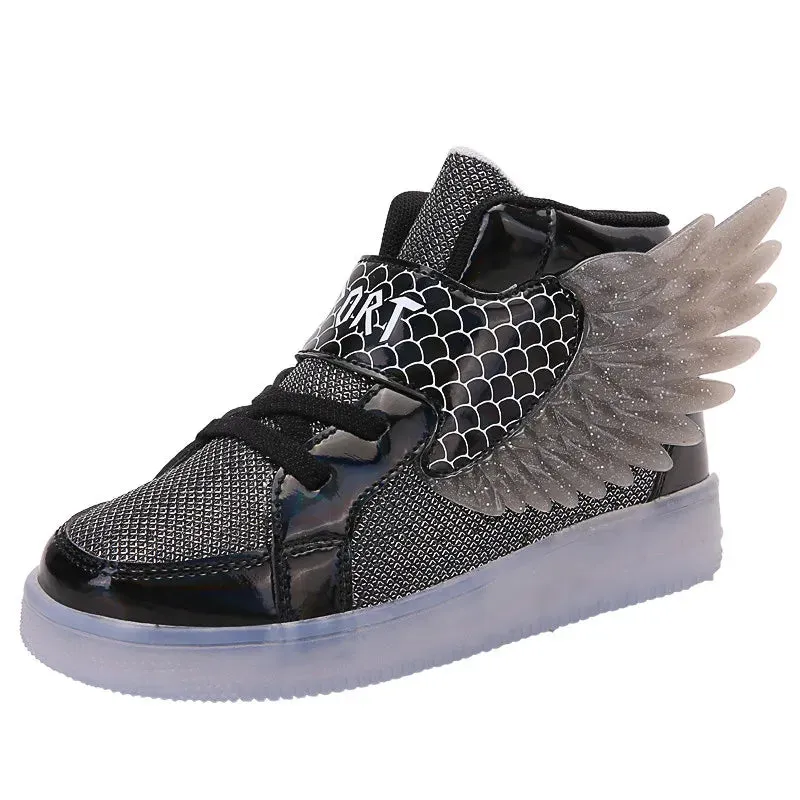 Glowing Kids Girls LED Sneakers