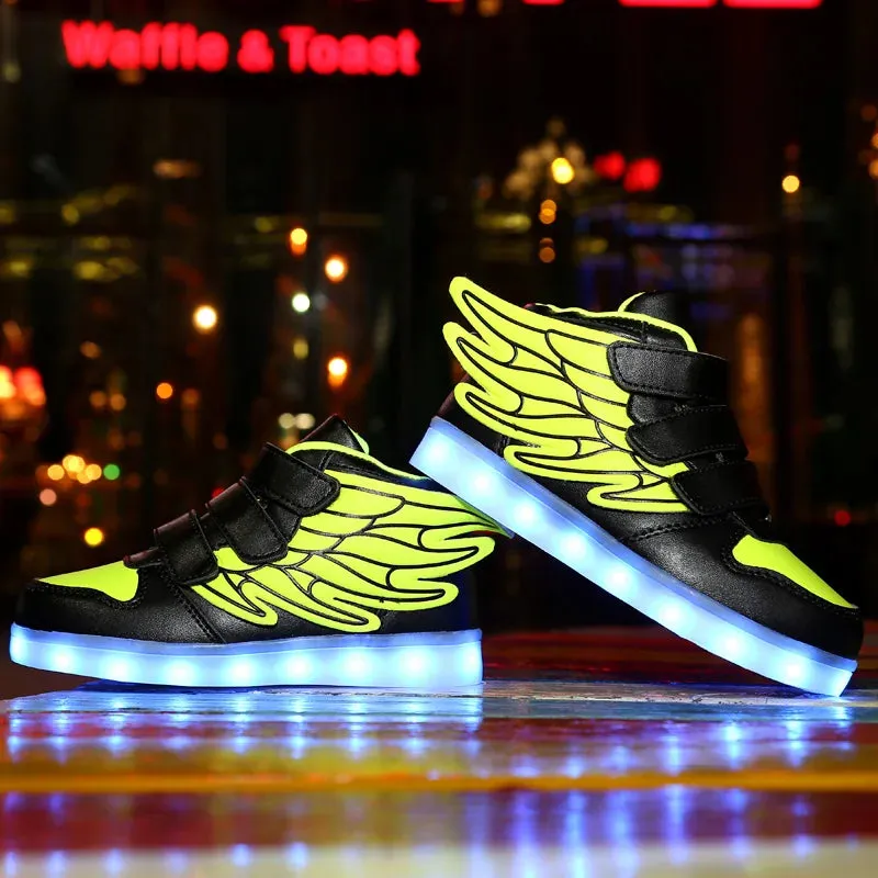 Glowing Kids Girls LED Sneakers