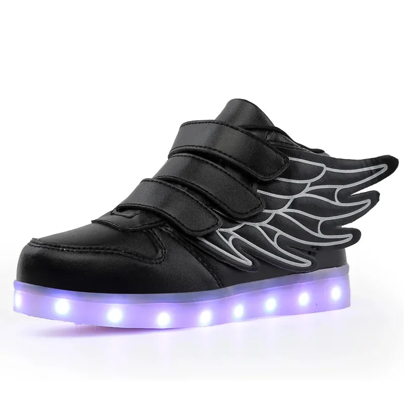 Glowing Kids Girls LED Sneakers