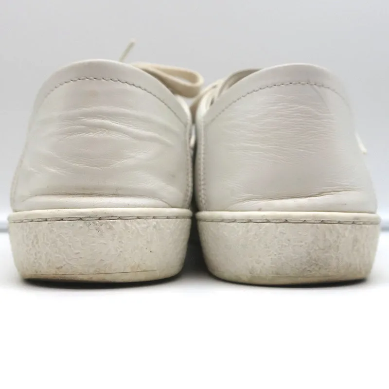 Gucci Ace Bees & Stars Embroidered Sneakers White Leather Size 35.5