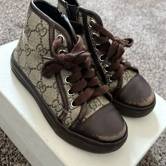 Gucci Shoes. Size 27. Beige Ebony Cocoa