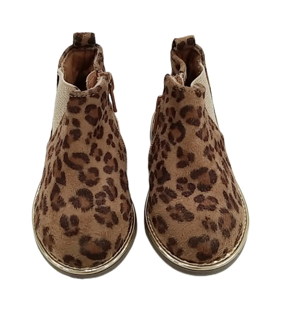 Harper Canyon leopard print boots - toddler size 5