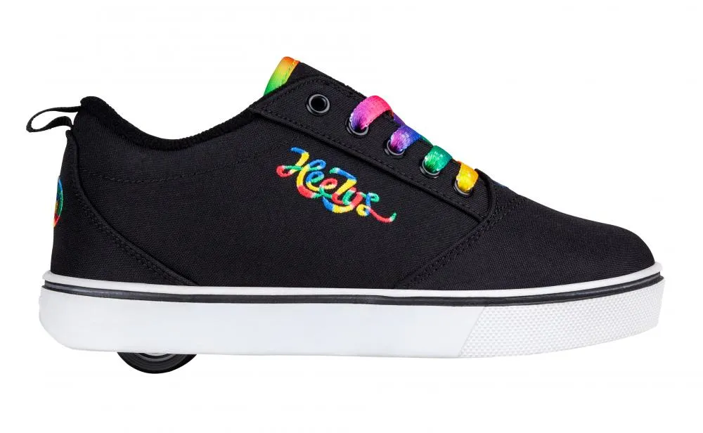 Heelys Pro 20 Shoes - Black/Rainbow/Cursive