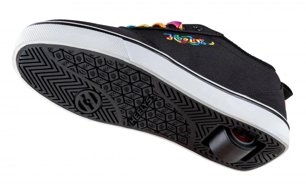Heelys Pro 20 Shoes - Black/Rainbow/Cursive