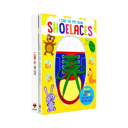 I Can Series 2 Books Collection Set: I Can Tie My Own Shoelaces and I Can Tell The Time