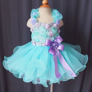 Infant/toddler/baby/children/kids Girl's Baby Doll Pageant Dress 1~4T G099