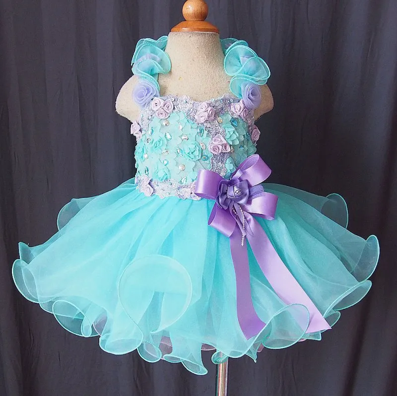 Infant/toddler/baby/children/kids Girl's Baby Doll Pageant Dress 1~4T G099