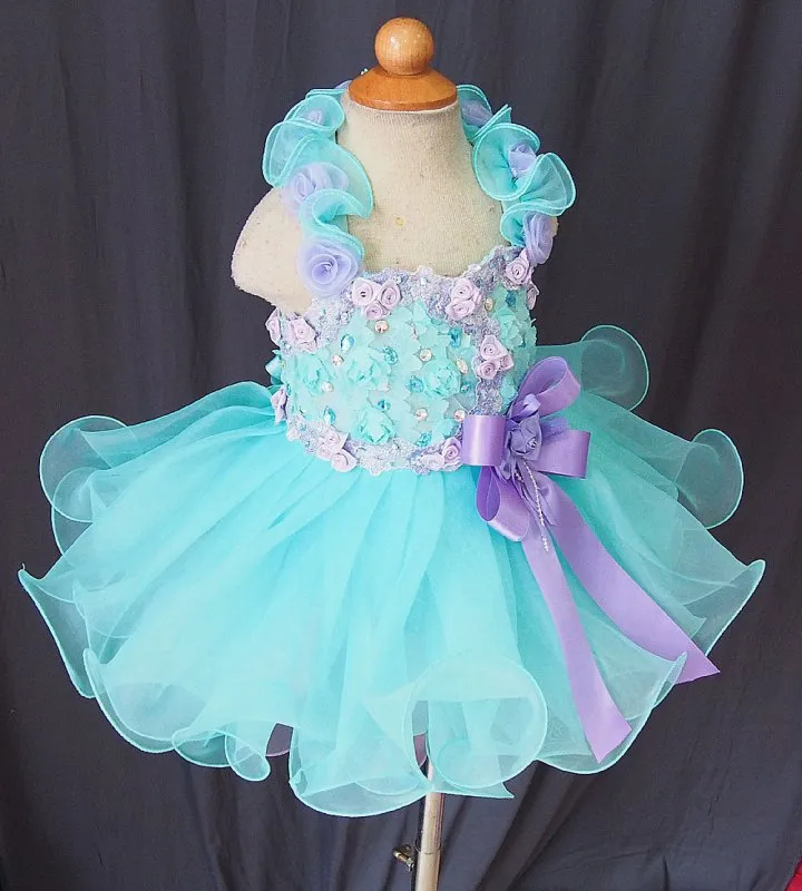 Infant/toddler/baby/children/kids Girl's Baby Doll Pageant Dress 1~4T G099