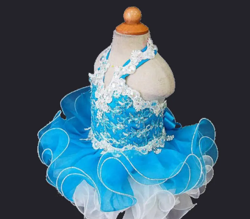 Infant/toddler/baby/children/kids Girl's Pageant Glitz Dress G040-1