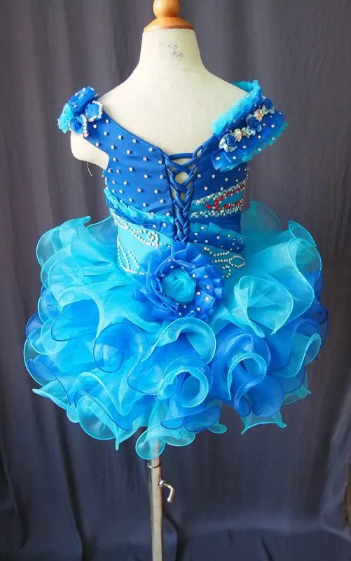 Infant/toddler/baby/children/kids glitz Girl's Pageant Dress/clothing for birthday,christmas,bridal,gift, G087