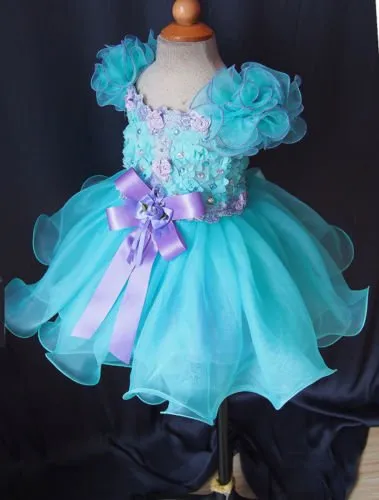Infant/toddler/kids/baby/children Girl's Pageant/prom Dress/clothing 1-4T