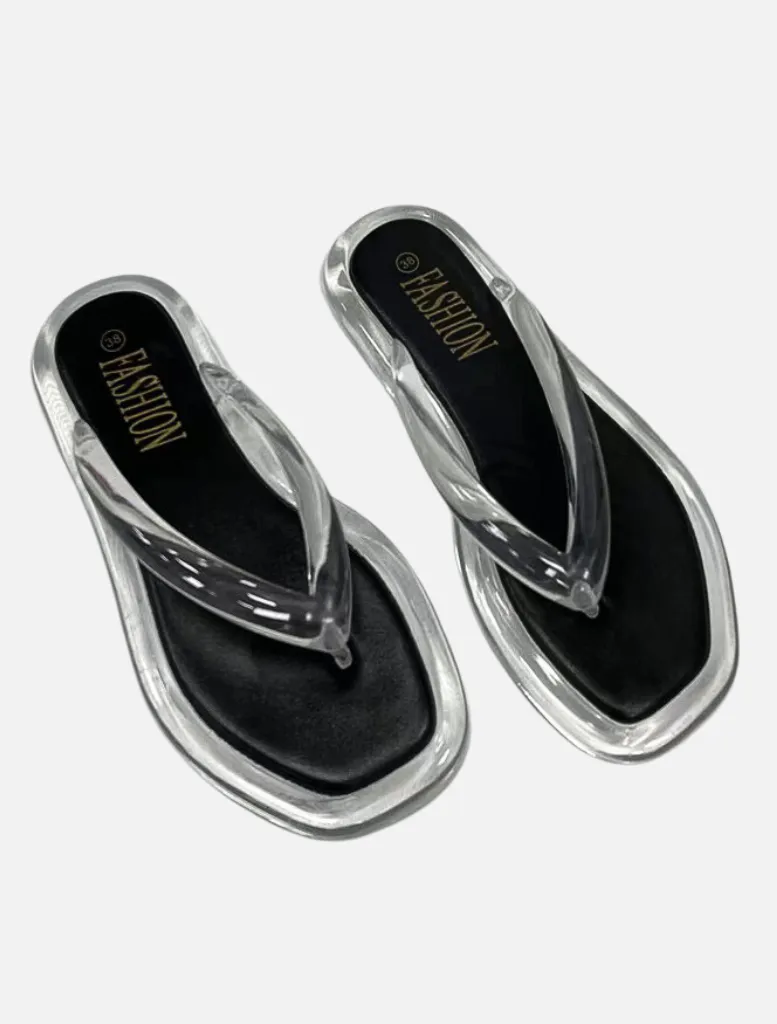 Jaz Thongs - Black