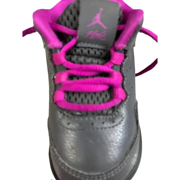 Jordan Flight Origin 2 Toddler Grey Fuchsia 718075-006 Size 4 C