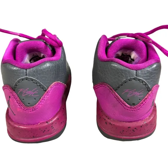 Jordan Flight Origin 2 Toddler Grey Fuchsia 718075-006 Size 4 C