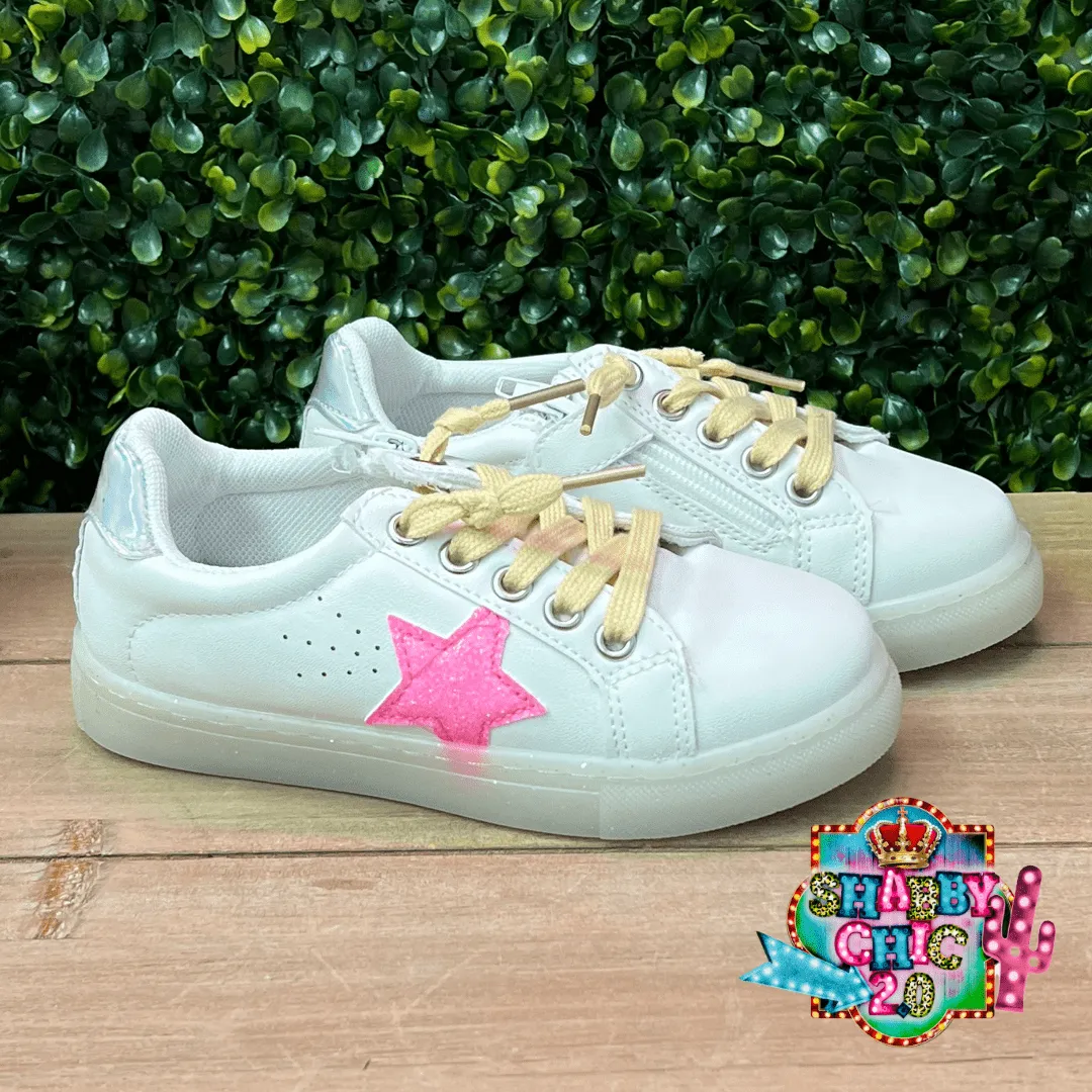 Just Like Mamas Pink Star Sneaker