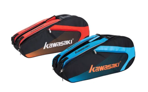 Kawasaki 6 racket badminton bags KBB-8690 Blue/Red