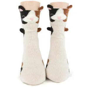 Kids' 3D Calico Cat Crew