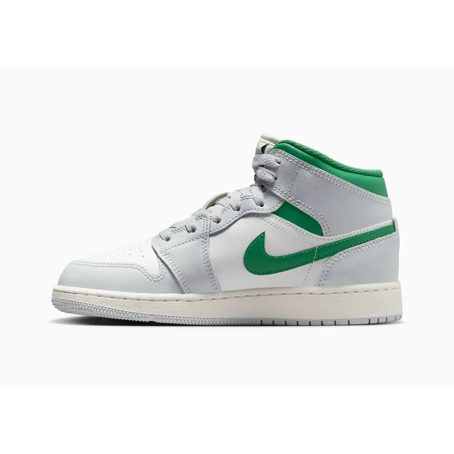 Kid's Air Jordan 1 Mid "Pine Green" Grade School
