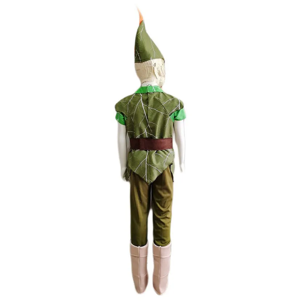 Kids Children Peter Pan Cosplay Costume Outfits Halloween Carnival Suit