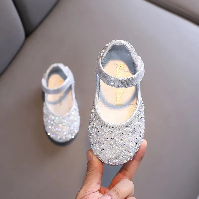 kids Girls Autumn  Leather Shoes