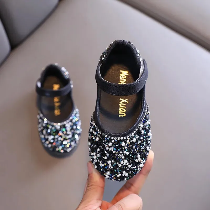 kids Girls Autumn  Leather Shoes
