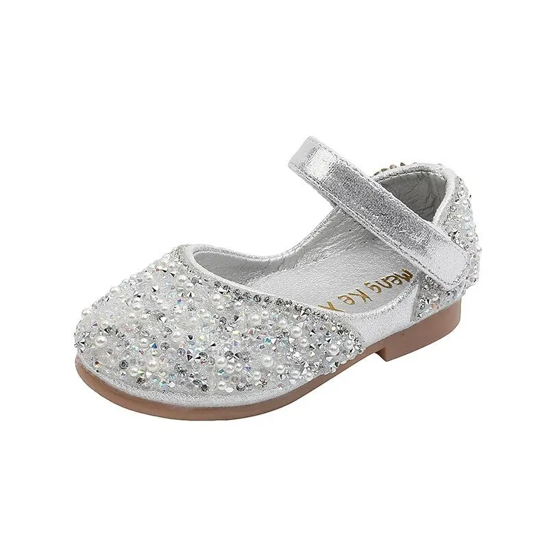 kids Girls Autumn  Leather Shoes
