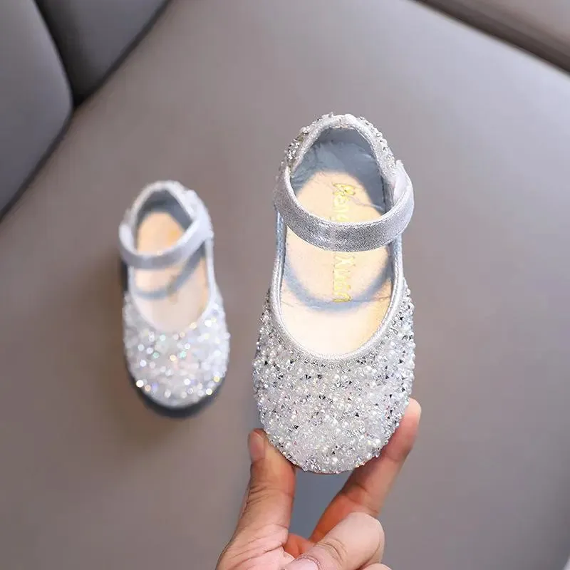 kids Girls Autumn  Leather Shoes