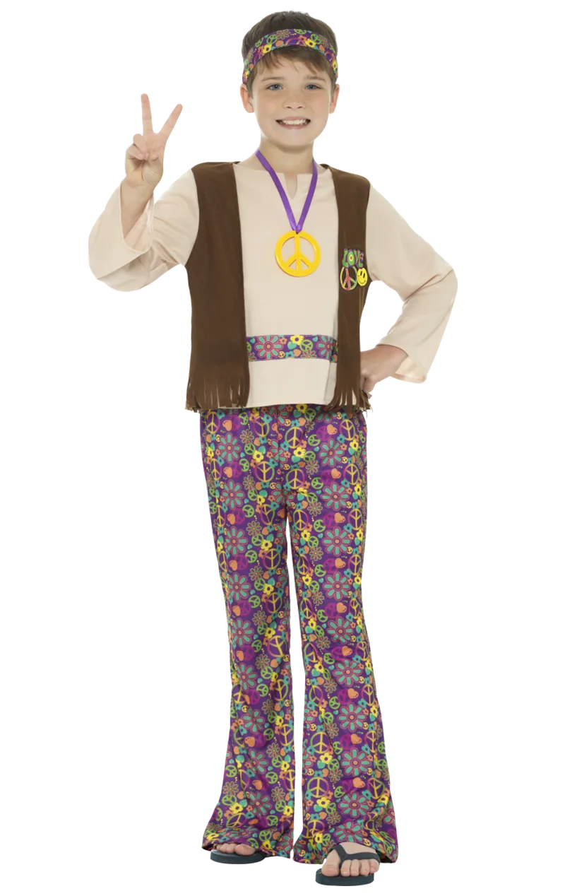 Kids Hippy Boy Costume