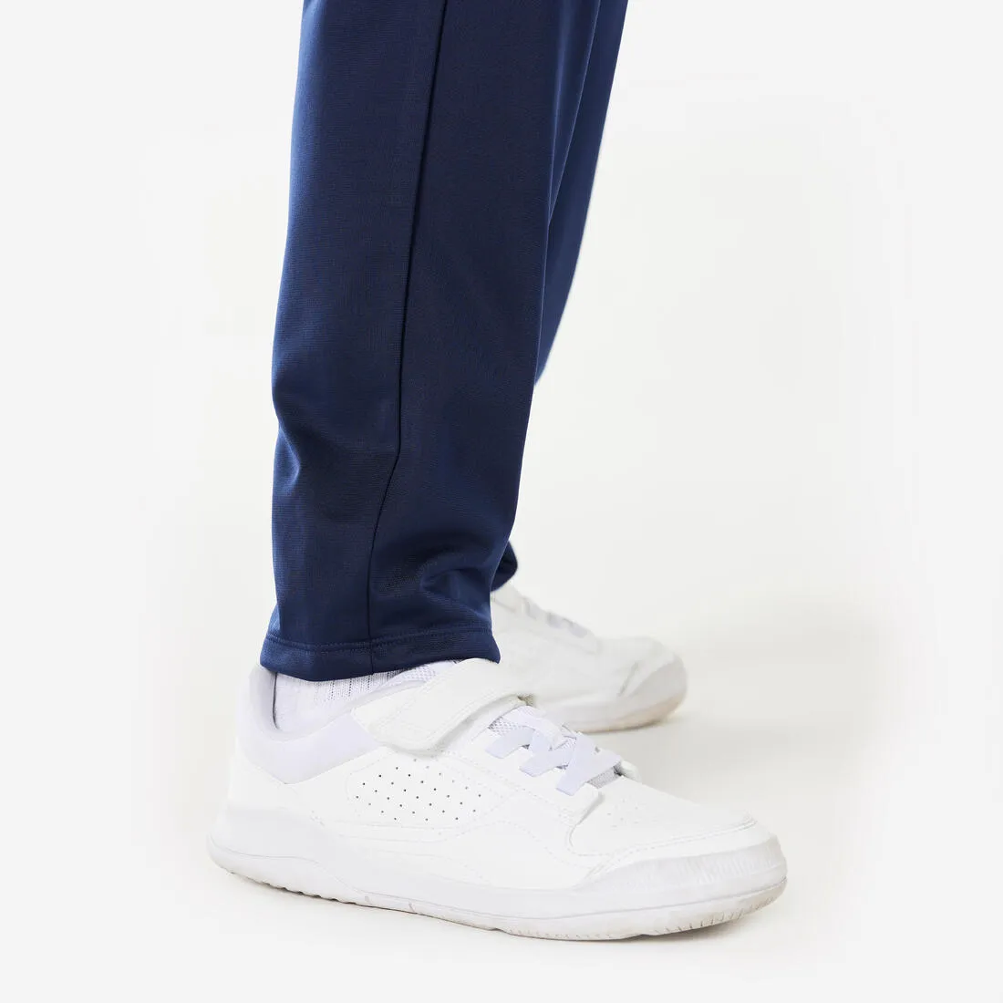 Kids' Synthetic Breathable Tracksuit Gym'Y - Blue/Navy Bottoms