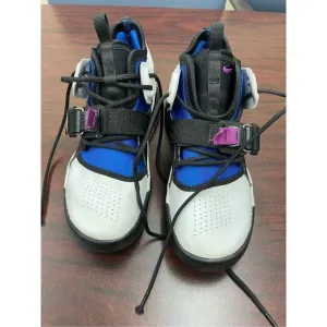 Kids Nike Air Force 270 GS Shoes Size 6.5 Y- White, Blue and Purple