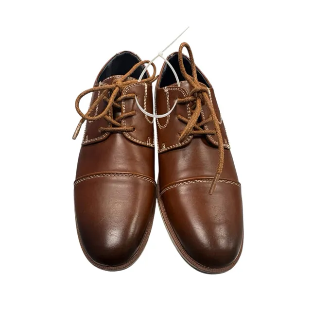 KStudio Boy's Brown Dress SHOES Size 3Y