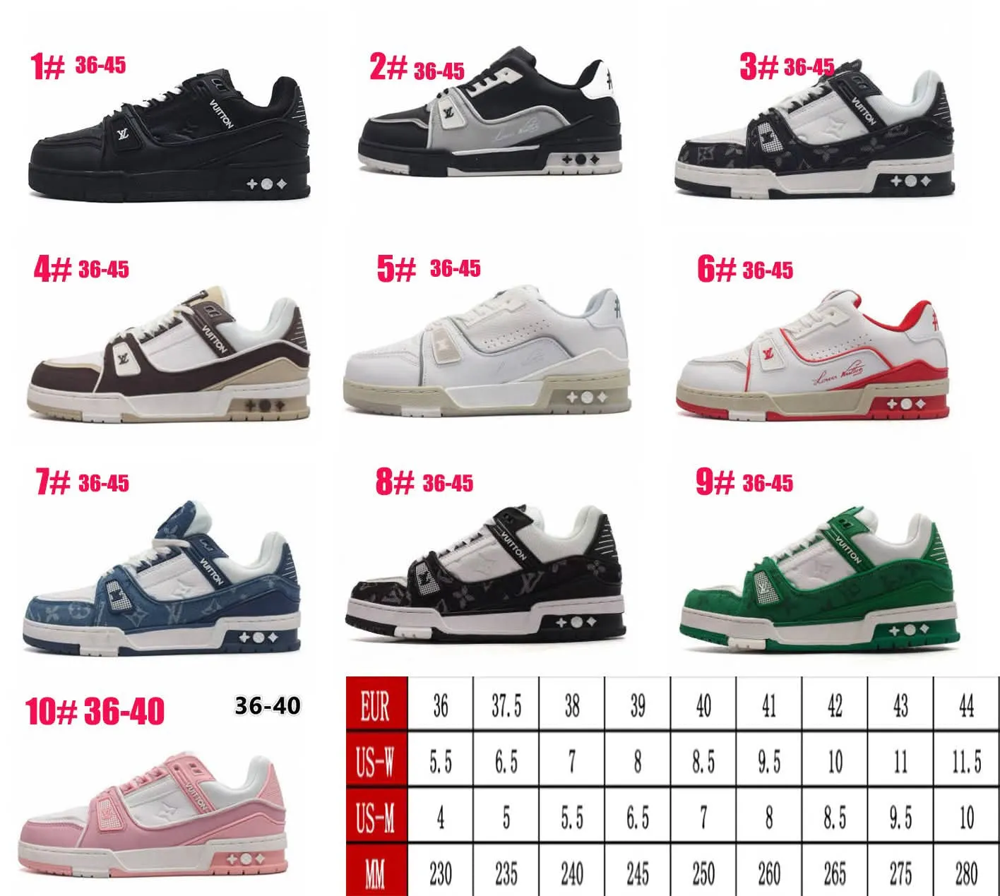 L Trainer Tennis Shoes