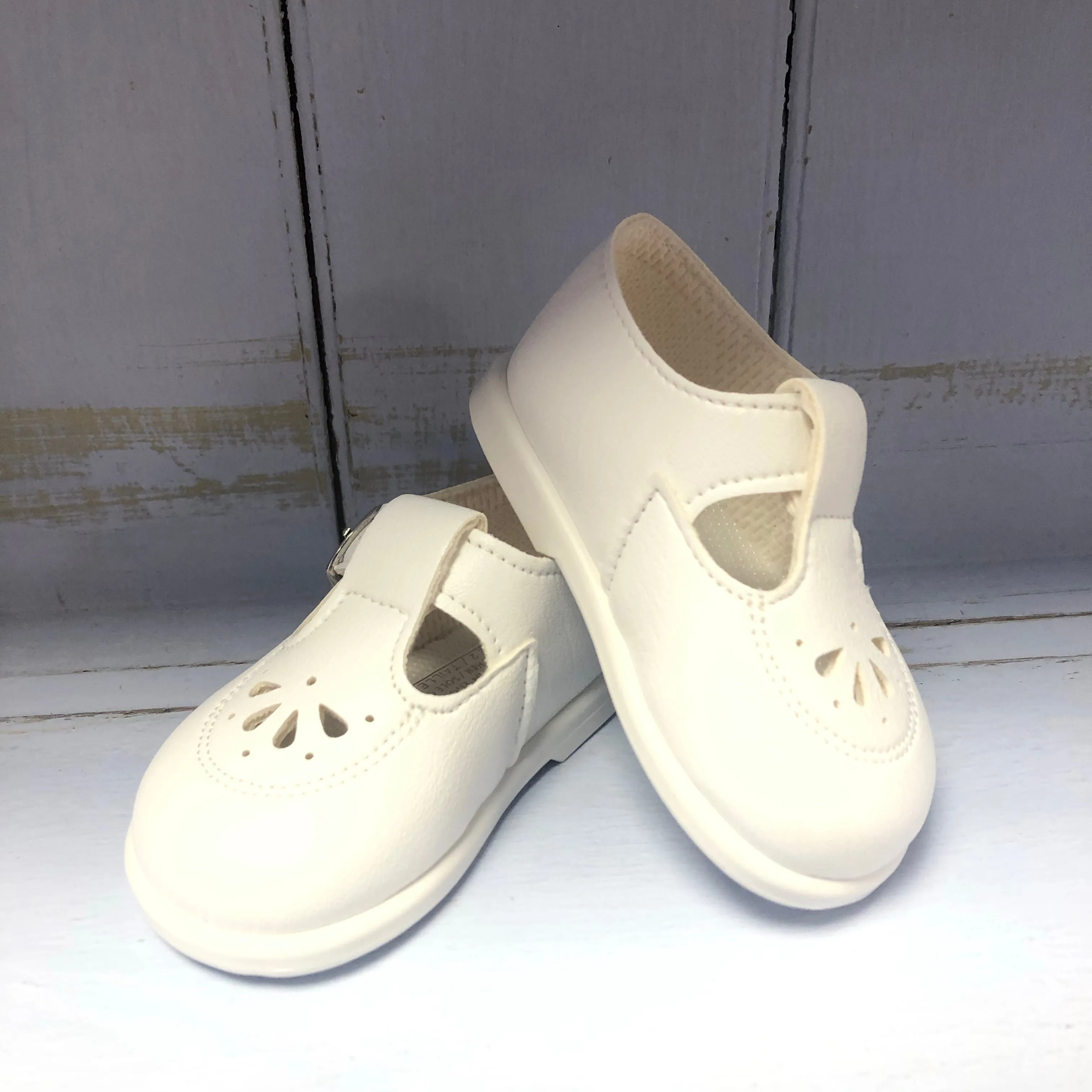 “Lewis” Hard Sole T-Bar Shoes