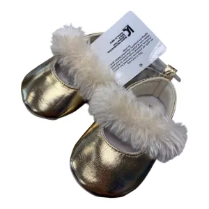 Little Me Girl's Gold SHOES NWT Size 3