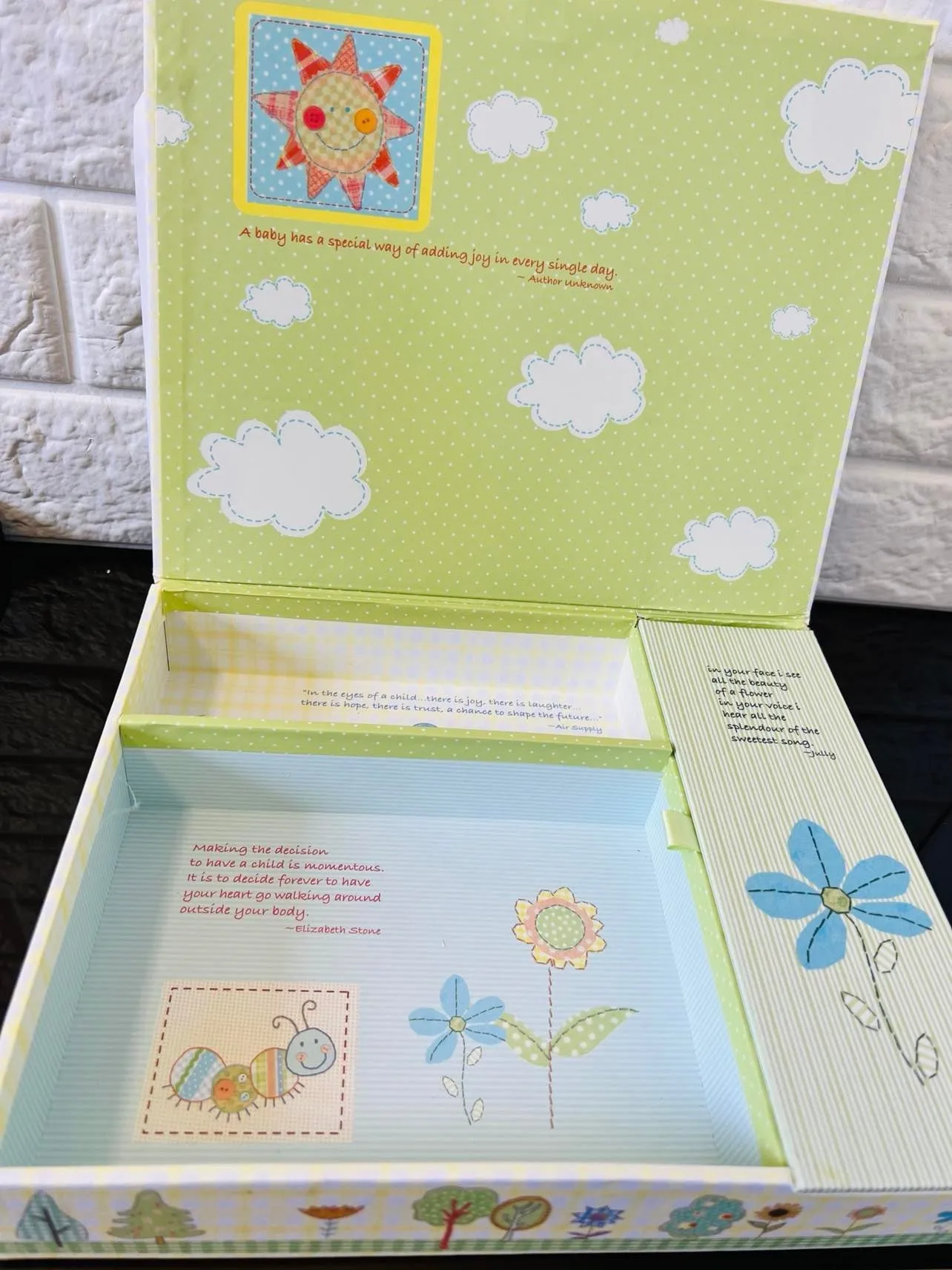 Little Wonders Unisex Baby Journal & Keepsake Box